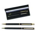 Black Slim Pen and Pencil Gift Set